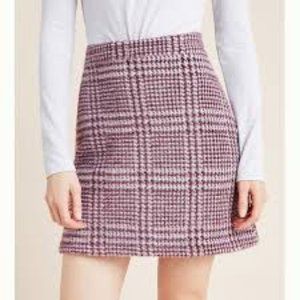 Anthropologie Gregoria Textured Mini Skirt